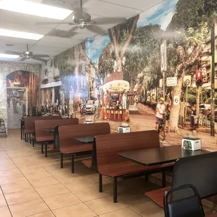 Inside seating