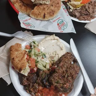 Homemade pita