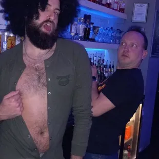 Jonathan and Michael hands down beat bartenders around. Always eager to make sure we okay and taken care of. Hands down the best