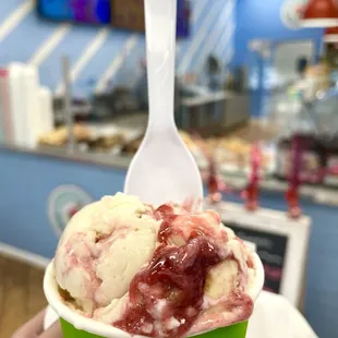 Bohemian Rhaspberry Ice Cream
