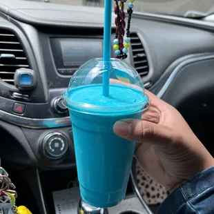 Cookie Monster Ice Cream Shakes