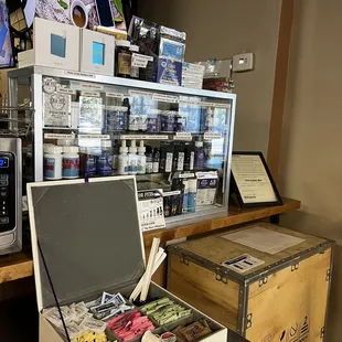  display of cold beverages