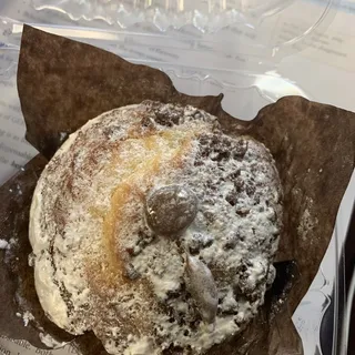 Caramel Filled Cinnamon Crumb Muffin