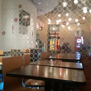 the interior of a restaurant