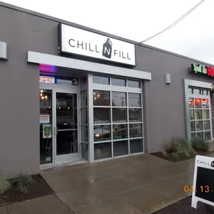 the front of a restaurant