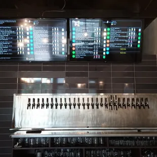 Electronic menu board. Awesome!!