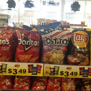 Big Bag of Doritos, Lays, Tostitos. Cash Special only, while supplies last!