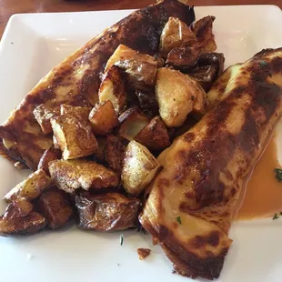 Ham and Brie Crepe
