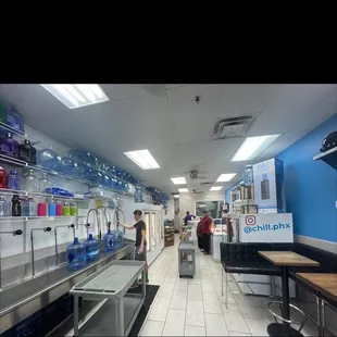 a commercial kitchen