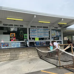 the outside of a store