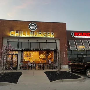 Outside seating area