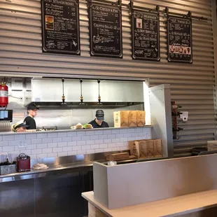 sushi and sashimi, interior