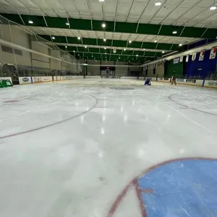 They have two rinks. The Optima Rink featured in this photo, the other rink is named Sentara.