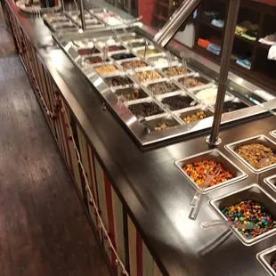 Toppings galore!