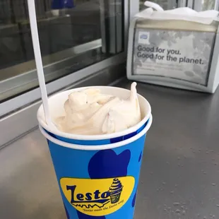 Medium salted caramel Vortex.