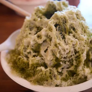 Snow capped matcha
