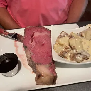 prime rib with hash