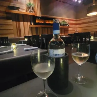 1/2 wine bottles on Monday