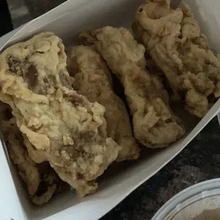 Fried Pork Ribs wGarlic Flavored