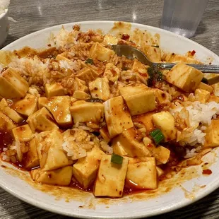 Mapo Tofu w/ white rice