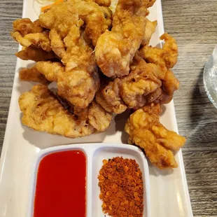 Fried chicken appetizer