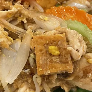 3-11-2023 tofu in the pad woonsen noodle plate