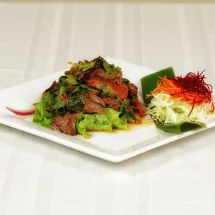 a plate of food
