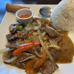 Pepper Steak Lunch