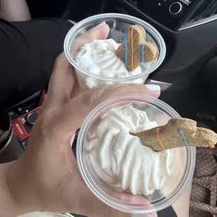 Pup cups!
