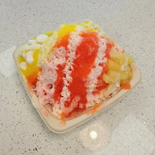  close up of a piece of cake