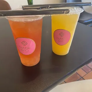 Rose Peach Lychee Fruit Tea