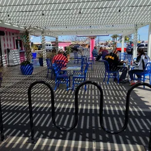 Large patio