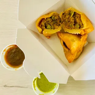 Vegetable Samosa Chat