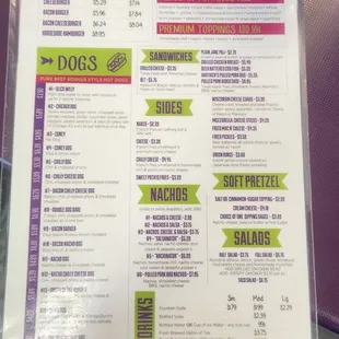 menu, sushi and sashimi