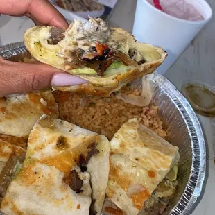 Steak quesadillas
