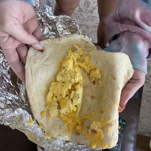 Hate to do this. But what&apos;s happening at Chilosos? This taco sucks. Egg is dry. Cheese is wrong. Pewny. Really disappointed.