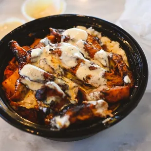 Jamaican Jerk Chicken Bowl + Chimac &amp; SKBBQ sauce