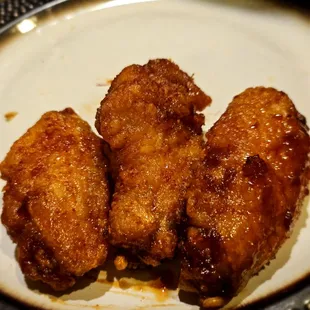 Spicy soy garlic wings