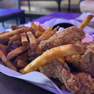 Fries included