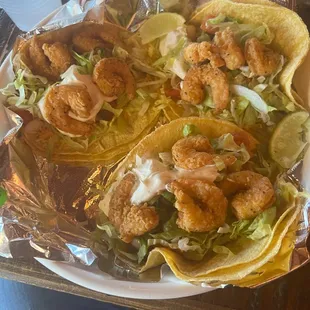 Shrimp Baja Tacos
