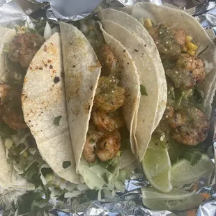 Grilled Cajun Shrimp Burrito