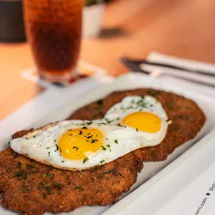 Milanesa &quot;a caballo&quot;