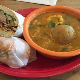 Caldo De Bolas De Verde