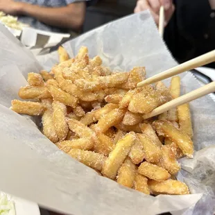 Garlic Parmesan fries