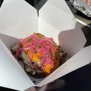 CARROT LOX TOAST