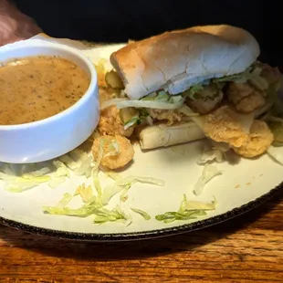 BBQ Shrimp Poboy