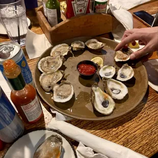 shellfish, mussels, food, oysters, oysters and mussels