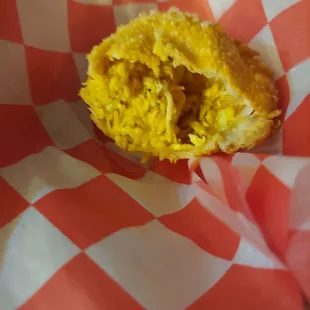 Chicken empanada.