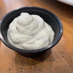 a bowl of yogurt