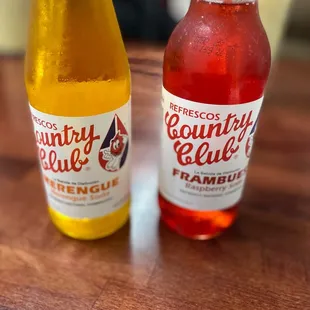 Country Club flavored bottled drinks directly from DR.
